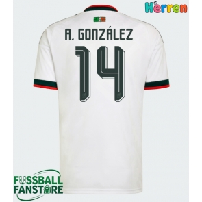 Mexiko Armando Gonzalez #14 Replik Auswärtstrikot WM 2026 Kurzarm